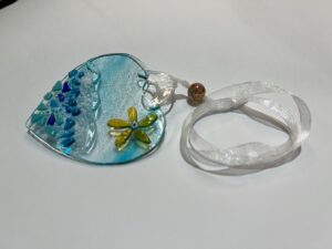 Fused Glass Heart: Summer Design